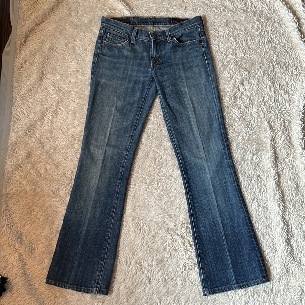 Citizens Of Humanity Blue Boot Cut Jeans